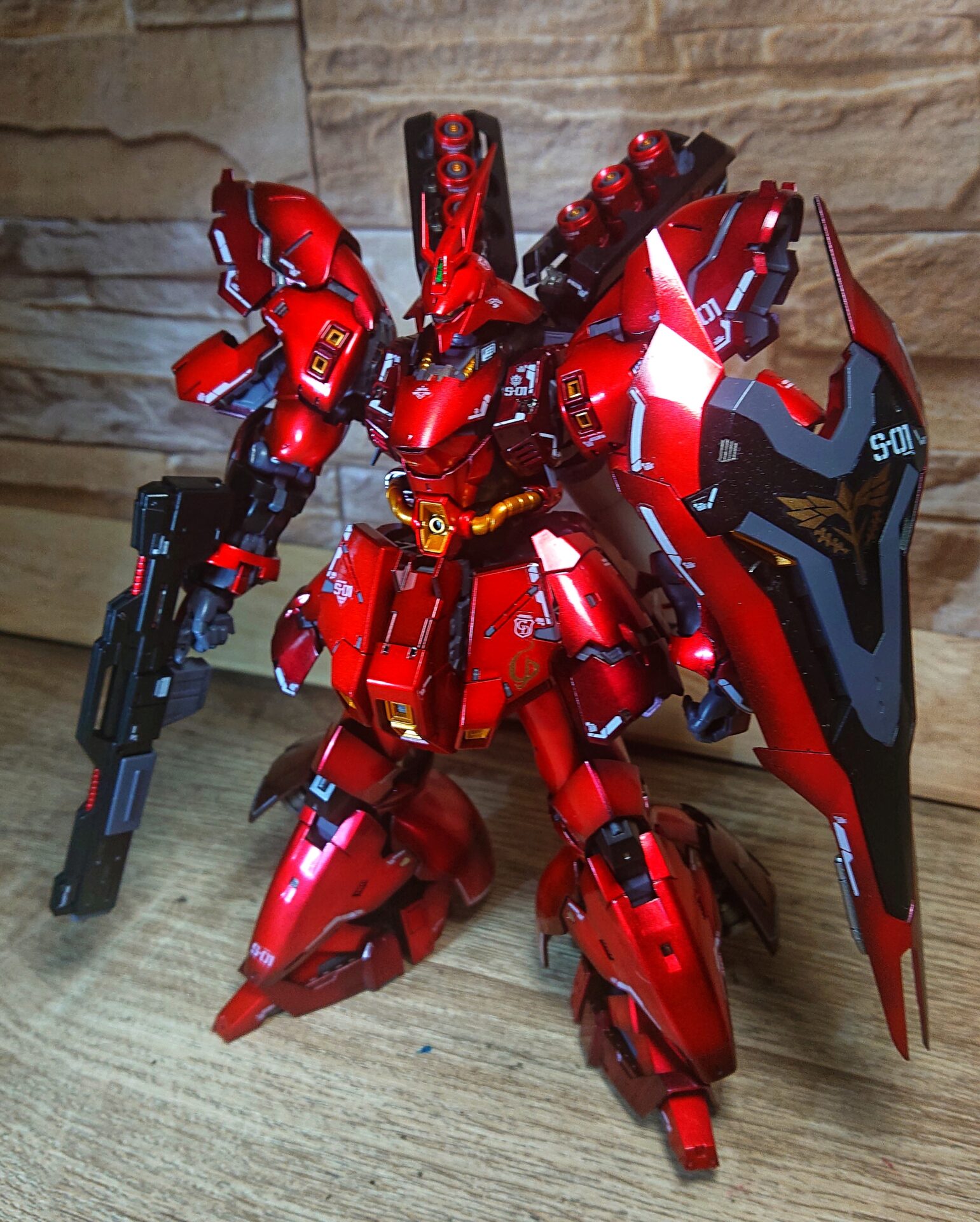 RG 1/144 サザビー [クリアカラー]/ガンプラ/全塗装 - プラモデル